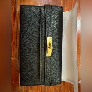Black Leather Wallet